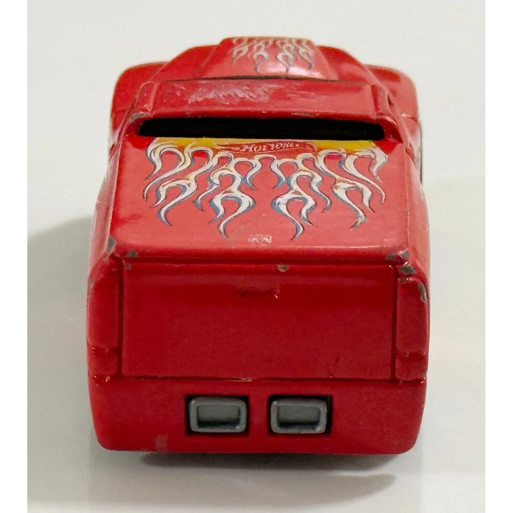 Hot Wheels Dodge Ram Pickup Kids Toy Truck Red Flame Tooned‎ Diecast